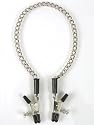 Spartacus Alligator Tip Nipple Clamps with Adjustable Link Chain