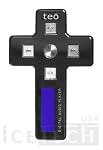 TEO Mp3 player; color: Black; unique cross-shape feature; in-built speaker;