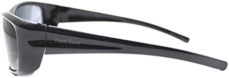 Perry Ellis Mens Rectangle Black Plastic Sunglass PE02 1