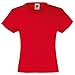 Fruit Of The Loom Girls Childrens Valueweight Short Sleeve T-Shirt