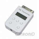 Electronics : Wireless Digital Car FM transmitter + Charger for iPod