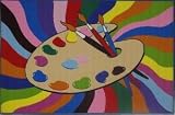 Fun Rugs Fun Time Painting Time FT-99 Multi 51 x 78 Area Rug