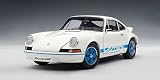 1973 Porsche 911 Carrera RS 2.7 White/Blue 1:18 Autoart