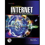 Click here to buy Internet : Systems and Application - With CD by  Alec Fehl and John Baker.