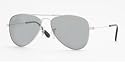 Ray Ban Junior RJ9506S Shiny Silver/Grey Silver Mirror Sunglasses (RJ9506S-212-6G-50-13-120)