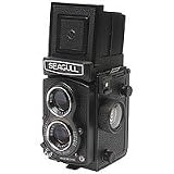 Search : Seagull 107, 6cm x 6cm Medium Format Twin Lens Reflex (TLR) Camera with Built-in 75mm f/3.5 Lens.