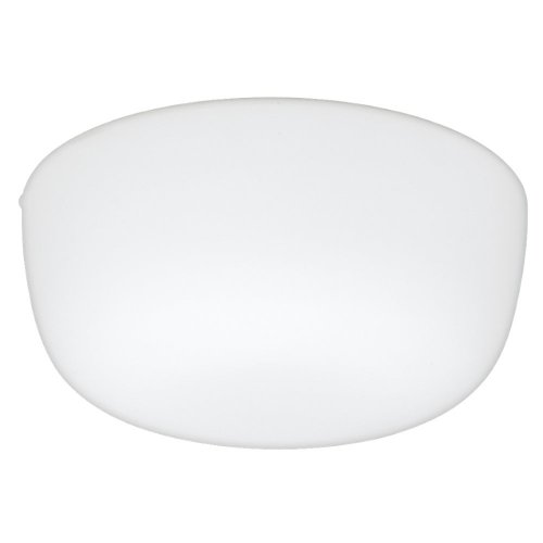 Sea Gull Lighting 76012-33 Flush Ceiling Fixture, Triplex Satin Opal Glass and White, 2-Light