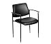 Black Vinyl Guest Chair