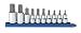 GearWrench 80578 10-Piece 3/8-Inch and 1/2-Inch Drive Metric Hex Bit Socket Set