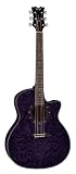 Dean Guitars Exotica Quilt Ash A/E - TPP Acoustic-Electric Guitar with Aphex