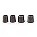 Black Clickless® Heel Protectors- 2 Pack