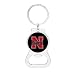 University of Nebraska Bottle Opener Keychain