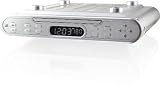 GPX Under Cabinet CD Player with AM/FM Stereo Radio (Silver)