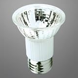 JDR 75 WATTS QUARTZ HALOGEN LIGHT BULB MR16 FLOOD 120 VOLTS E26 MEDIUM BASE LONG LIFE 3,500 HOURS TUNGSTEN HALOGEN BULB