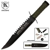Survival Border Patrol Bowie with Sheath