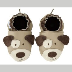 Robeez Soft Soles Kids' 3D Puppy Crib Shoe,Hound Dawg,18-24 Months (6.5-8 M US Toddler)