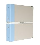 Russell+Hazel Signature Binder-Lt. Blue, 12 Inch x 10 3/4 Inch