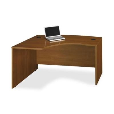 Bush Business Furniture Series C Professional Configuration, Overall 4-Foot 11-Inch by 6-Foot 7-Inch, Left, Warm Oak Finish