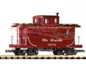 PIKO G SCALE MODEL TRAINS - D&RGW CABOOSE 0578 - 38814