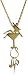 Playboy Mud Flap Girl Martini Glass Necklace