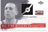 2003-04 Upper Deck All-Star Weekend Authentics #ASZI Tydunas Ilgauskas - Miami Heat (Piece of Authentic Game-Worn Warm -UP) (Basketball Cards)