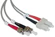 SC / ST, Multimode, Duplex Fiber Optic Cable, 50/125, 10 Meter (33 ft)