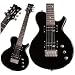Dean Playmate EVO Junior Solid Body Electric Guitar, Classic Black, 3/4-Size