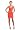 Ali Ro Women's Sleeveless Ruffled Knit Dress, Lobster, 0