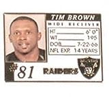 Oakland Raiders Tim Brown Pin