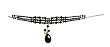 977102 Beaded Choker, Black, One Size