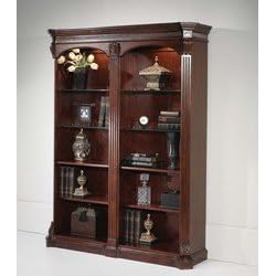 Balmoor Mahogany Double Bookcase by DMI