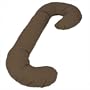 Leachco Snoogle Total Body Pillow Replacement Cover - Brown