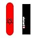 Bam Heartagram Pro New HIM Skateboard Deck w/ Element Grip