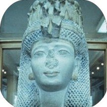 Coaster Set - 4 pcs - SQUARE - Designer Coasters: Country: Egypt - (CSCEG-099) Egyptian Artifact
