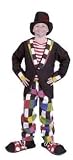 Funny Child Patchwork Hobo Clown Costume