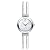 Movado Women's 606353 Harmony Stainless-Steel with Diamonds Mother of pearl Round Dial Watch from Movado
