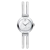 Movado Women's 606353 Harmony Stainless-Steel with Diamonds Mother of pearl Round Dial Watch