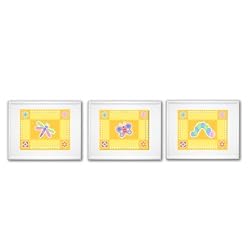 Olive Kids - Flowerland Set 3 Prints (white)