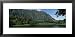 Pond in a Garden, Hoomaluhia Botanical Garden, Kaneohe, Oahu, Hawaii, USA Framed Art Poster Print by Panoramic Images, 31x15