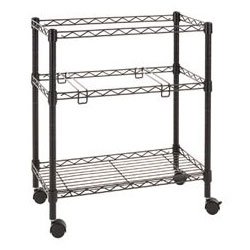 Alera® Single-Tier Rolling File 21h Black