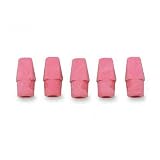 (Price/BX)Pencil Cap Eraser, f/ Standard Pencils, 144/BX, Pink