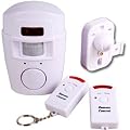 Alarmanlage Bewegungsmelder mit 2 Fernbedienungen mini Alarmsystem Infrarot NEU