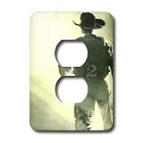 Rodeo - Rodeo Rider Western - Light Switch Covers - 2 plug outlet cover