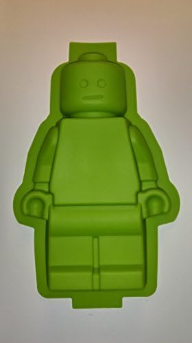 I Love Ice Candy Molds & Ice Trays - Large Lego Minifigure Cake Pan (Green)