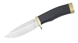 Eigenschaften Buck  / Buck Vanguard, Droppoint-Klinge, 420 HC-Stahl, Kraton-Griff, Messingbeschläge, Cordura-Scheide
