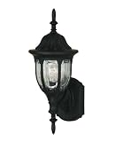 Savoy House 07068-BLK Black Exterior Traditional / Classic 1 Light Outdoor Wall Sconce from the Exte