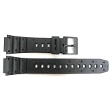 Timex 17mm Black Rubber Band Fits Casio Pathfinder & TS100 Models
