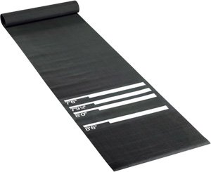 Plain Black Dart Mat