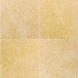 Daltile Limestone Jerusalem Antique Gold 16 x 16 Polished Stone Tile