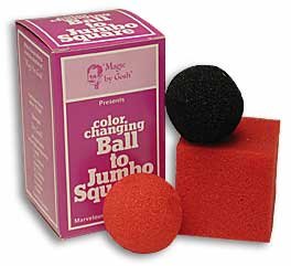 Childrens Toyshop  Toys : Colour Changing Ball to Jumbo Square - Sponge Magic Trick
